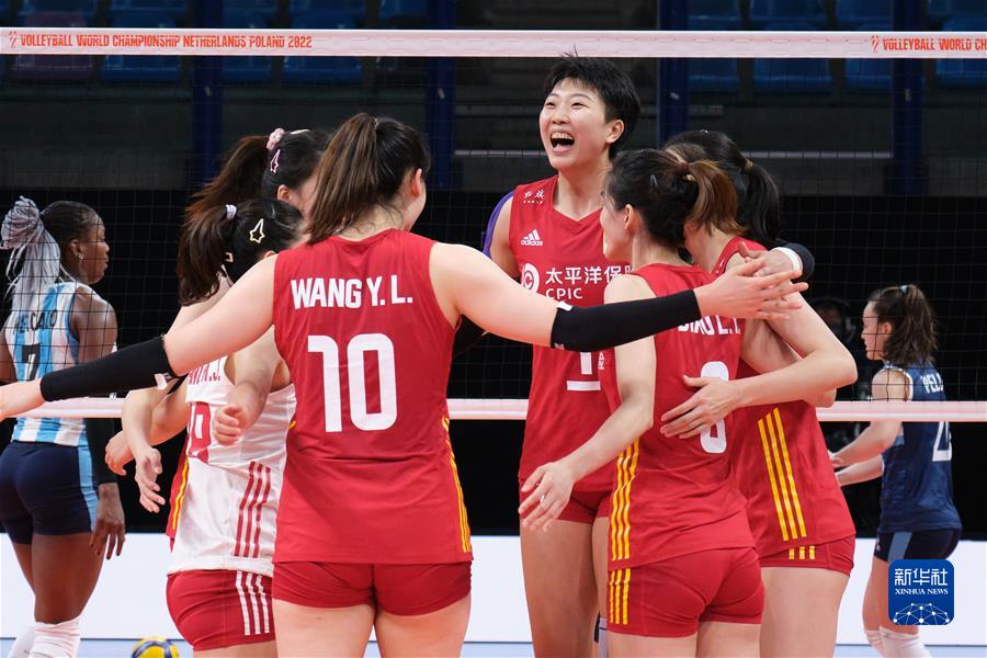 （體育）（2）排球——女排世錦賽：中國勝阿根廷
