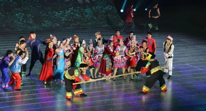浙江省第七届民族传统体育运动会在景宁开幕