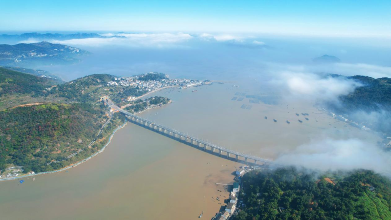 浙江溫州228國道蒼南龍沙至岱嶺段全線貫通提升區域交通流暢性打通